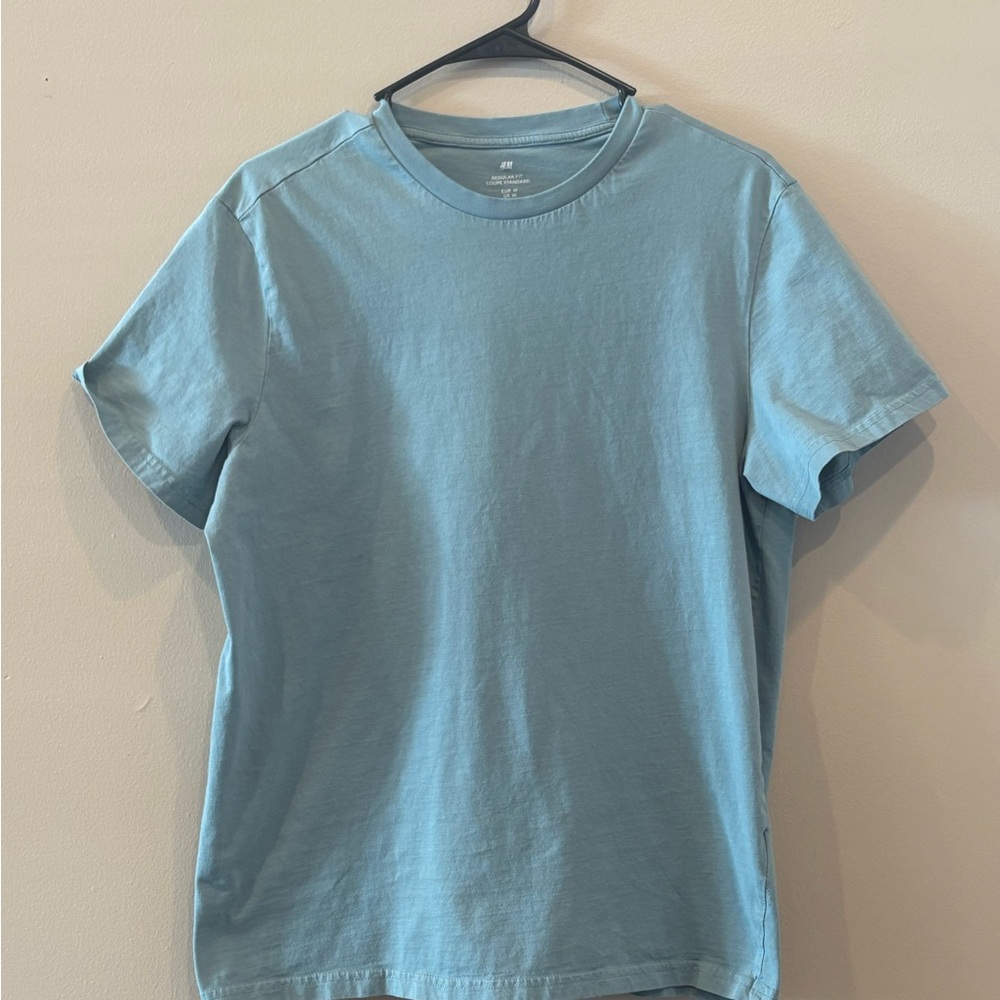 H&M Light Blue Short Sleeve Tee
